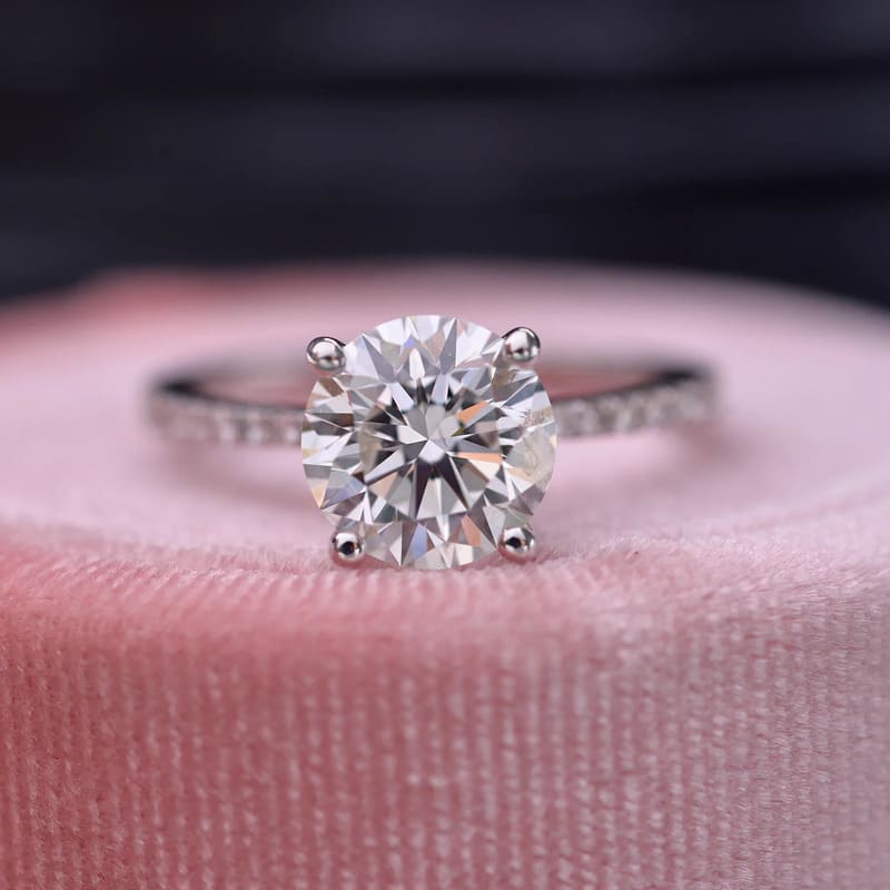 Natural 1 carat Diamond Marriage Ring