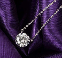 Solitaire 1 carat Diamond Necklace